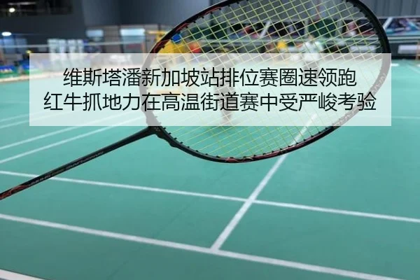 维斯塔潘新加坡站排位赛圈速领跑 红牛抓地力在高温街道赛中受严峻考验